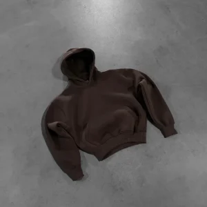DARK BROWN HOODIE