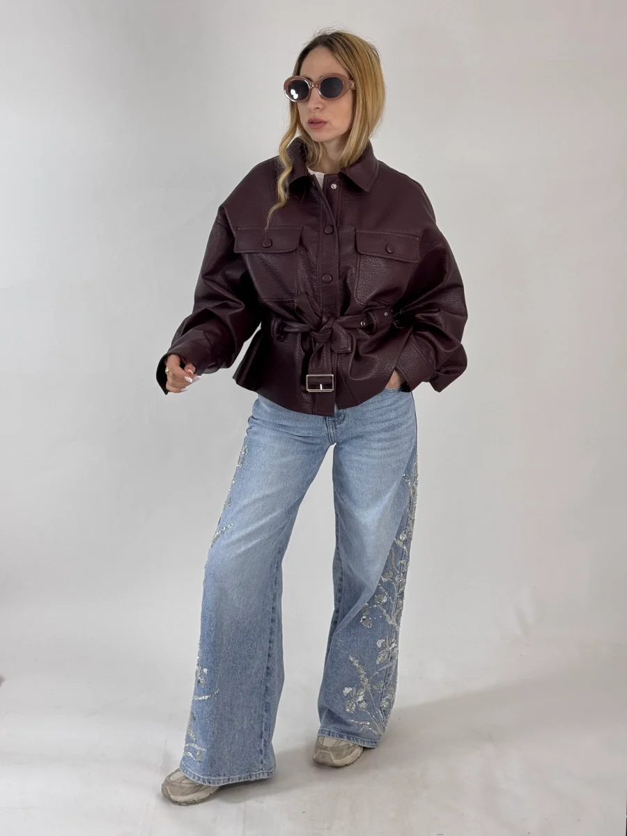 GIUBBINO ELODIE BORDEAUX - immagine 6