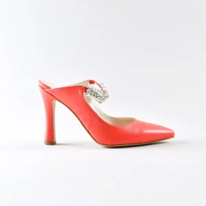 Sabot Letizia 90mm – Nappa Corallo