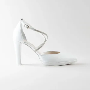 Cross Strap Lexie 100pl mm – Nappa Bianca