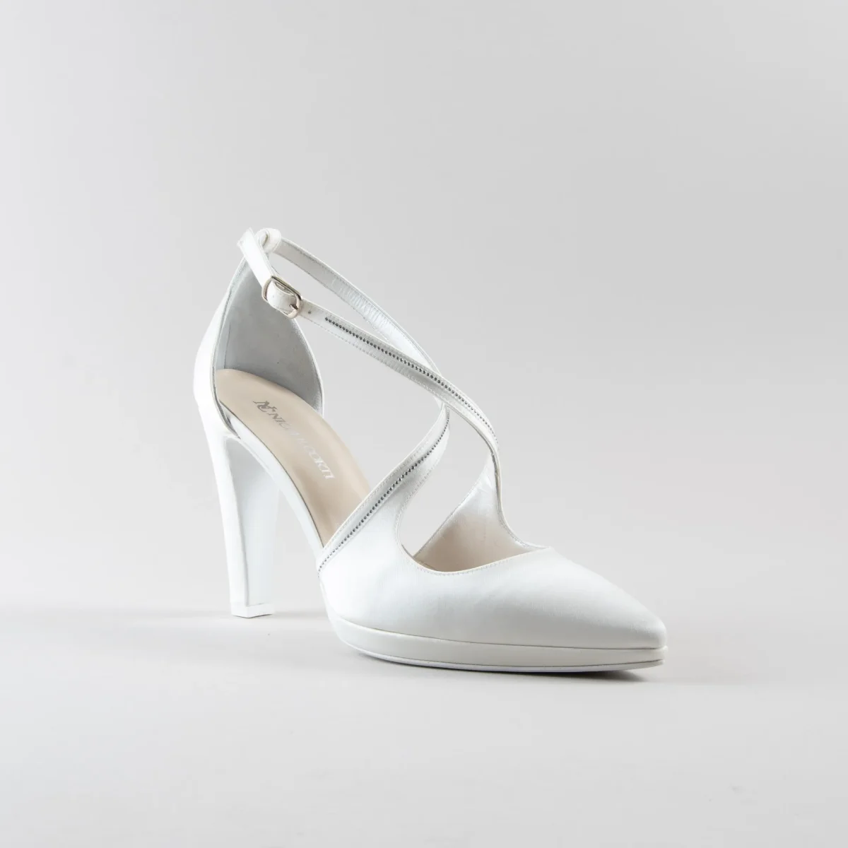 Décolleté Anita 100 mm – Satin Avorio - immagine 3