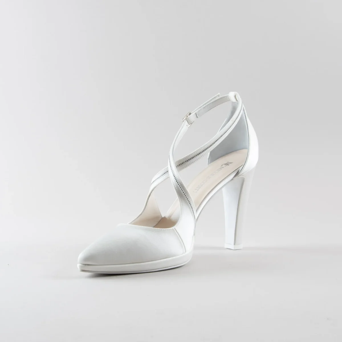 Décolleté Anita 100 mm – Satin Avorio - immagine 4