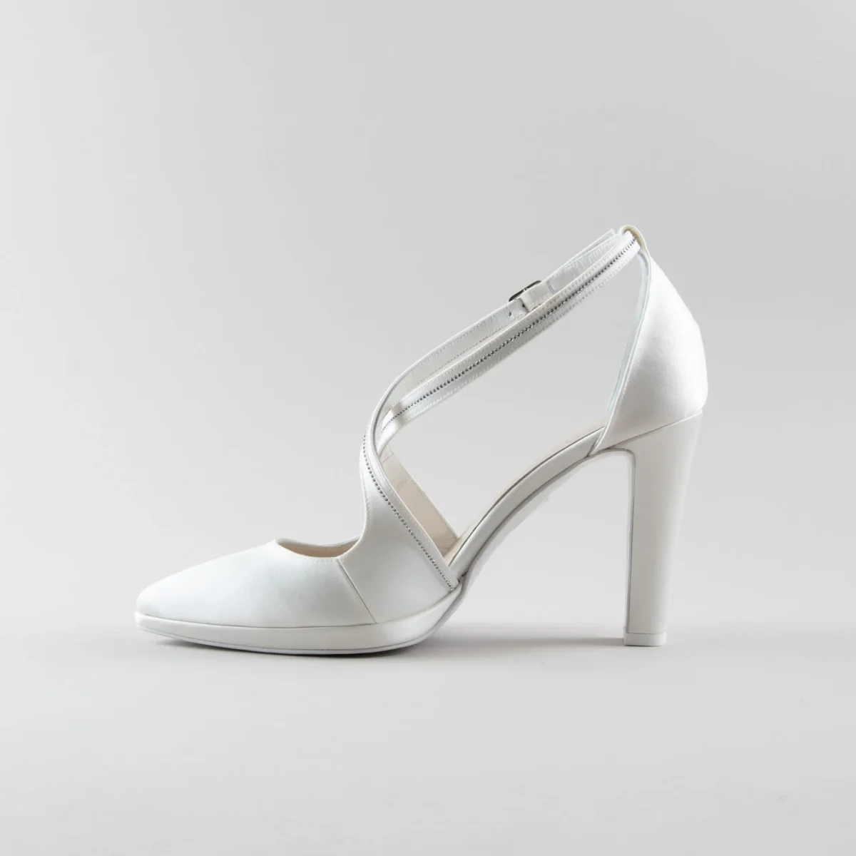 Décolleté Anita 100 mm – Satin Avorio - immagine 5