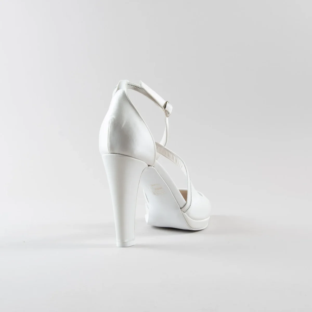 Décolleté Anita 100 mm – Satin Avorio - immagine 7