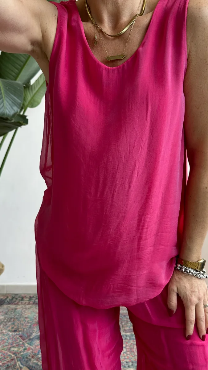 Top Lalla misto seta - immagine 8