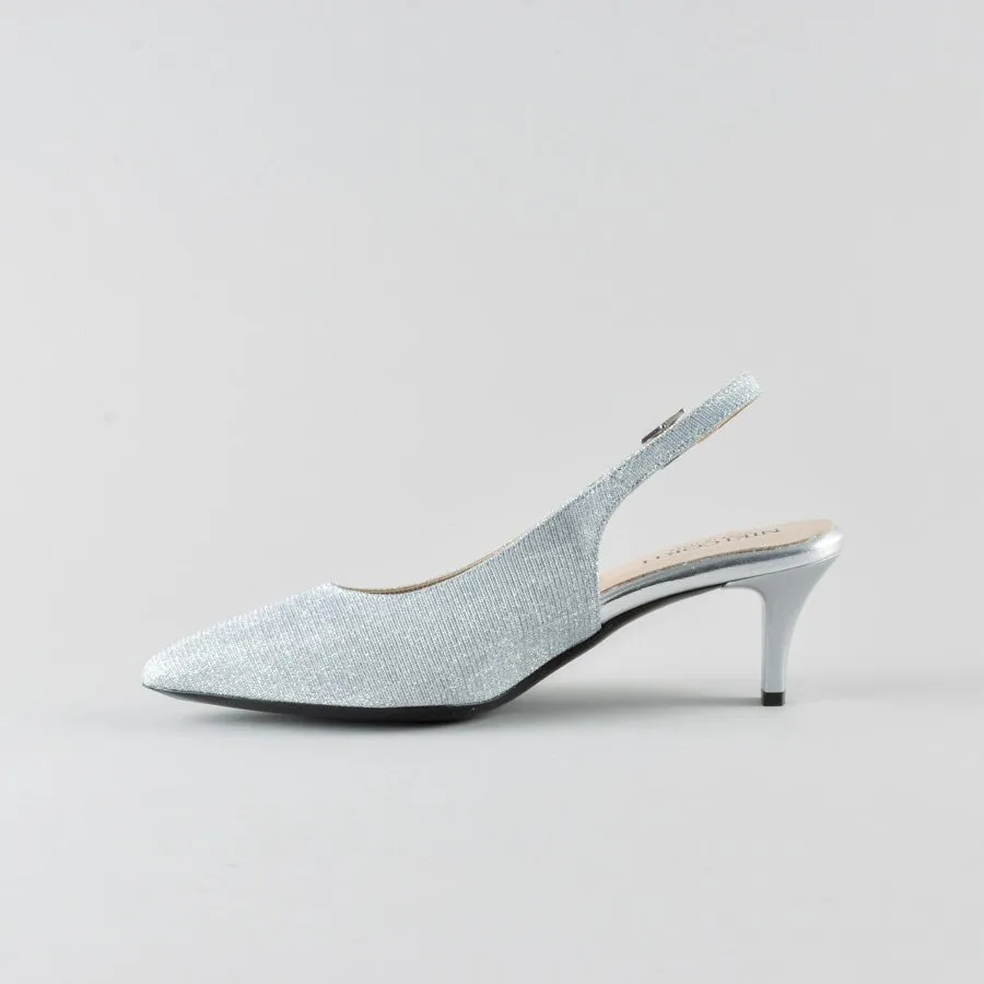 Slingback Lucy 50mm – Galassia Argento - immagine 5