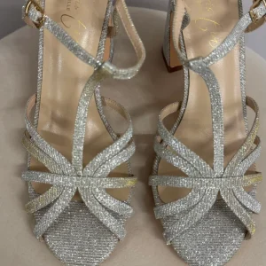 Celine Lurex Champagne pelle