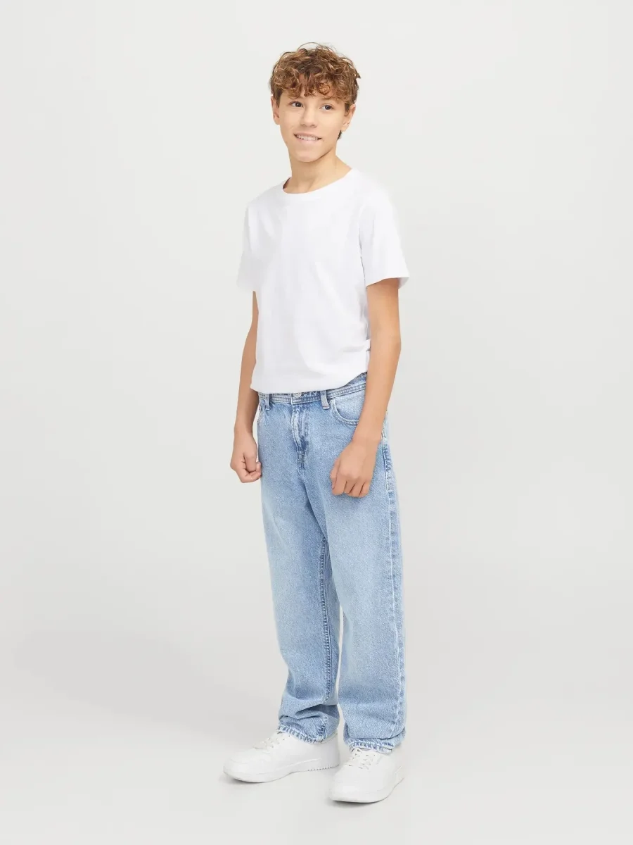 JACK & JONES JUNIOR RELAXED JEANS - Light Denim - immagine 5