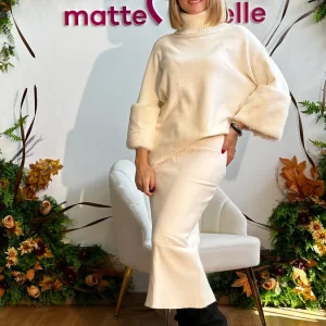 Gonna longuette in maglia