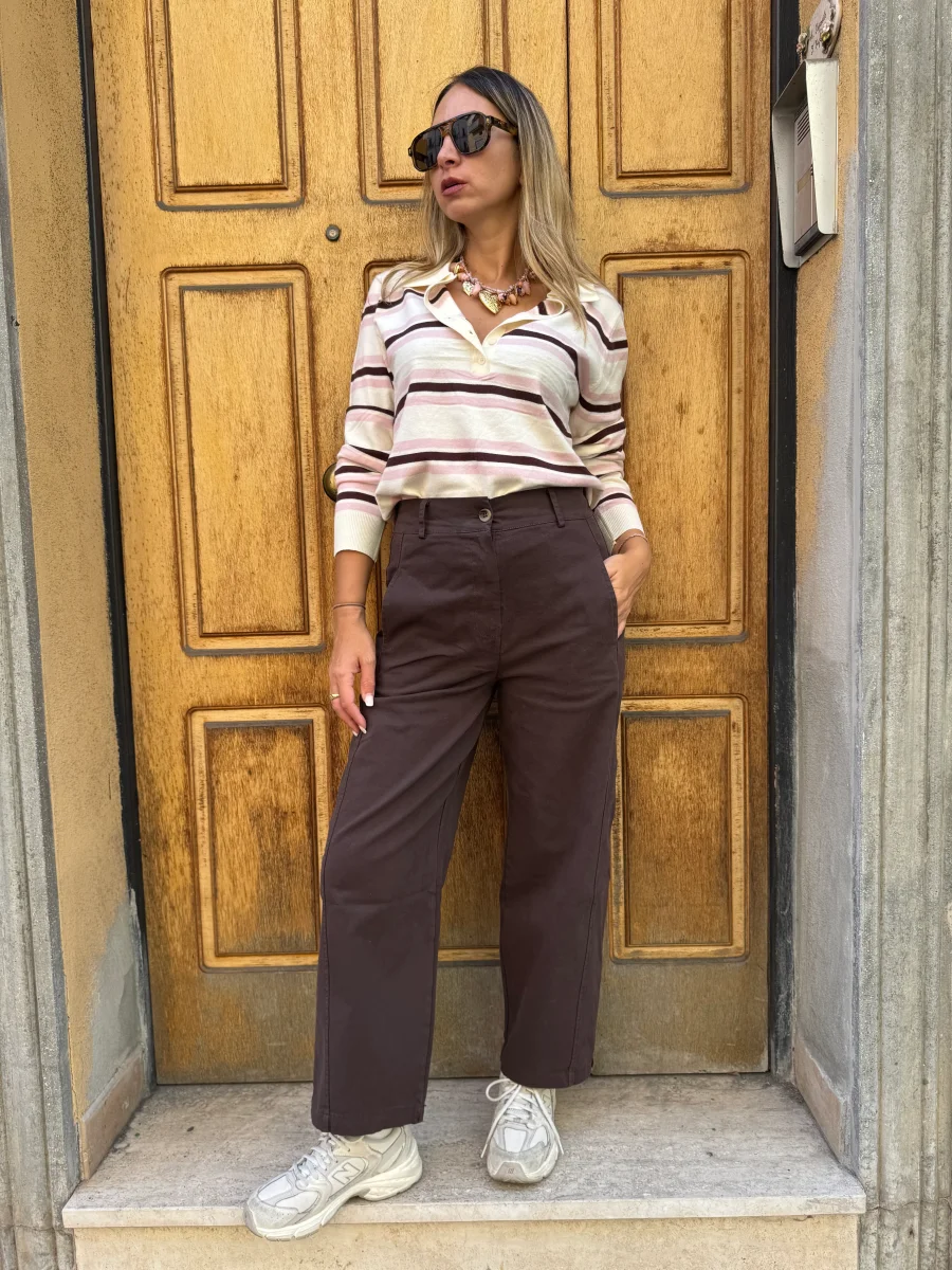 PANTALONE BEATRICE CHOCO - immagine 3