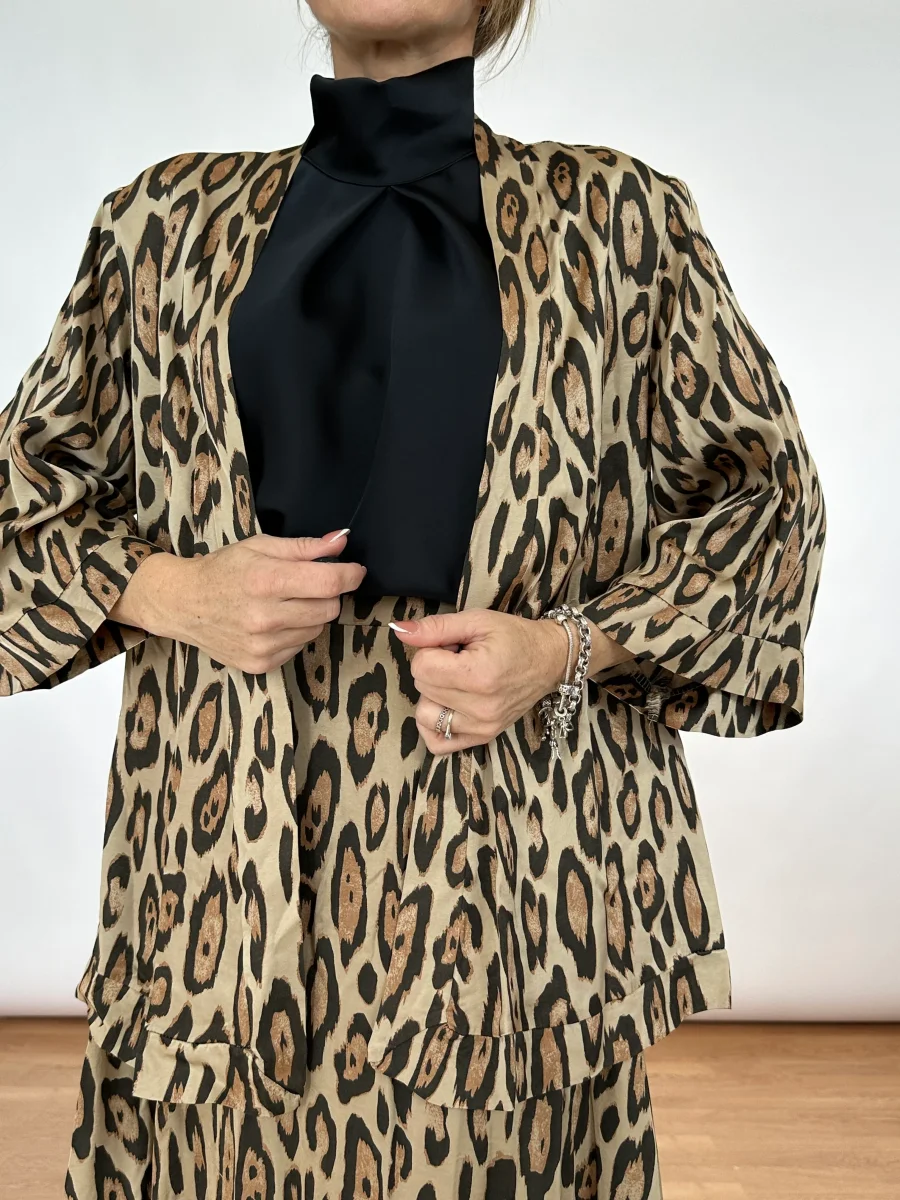 Coord-set Animalier in viscosa - immagine 3