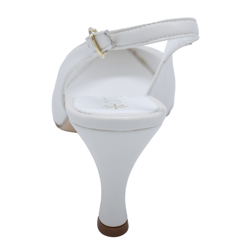 Chanel con strass: Scarpe da Sposa in pelle, tacco 8 - immagine 3