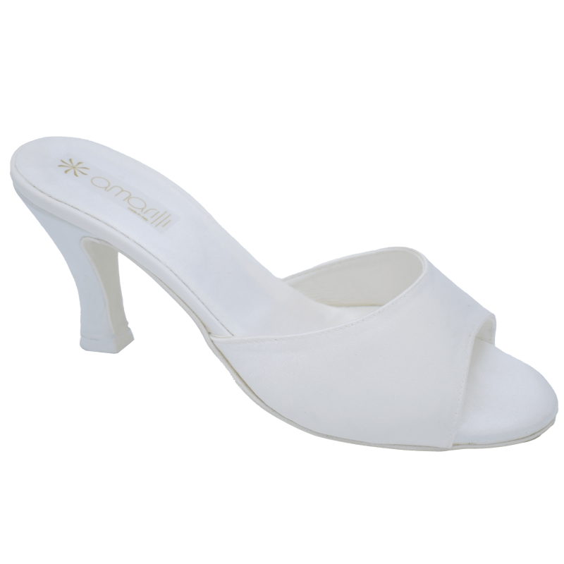 Farfalla: Ciabatte da Sposa in raso Tacco 8 - immagine 2