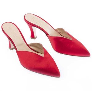 Aurora: Sabot con tomaia in Raso