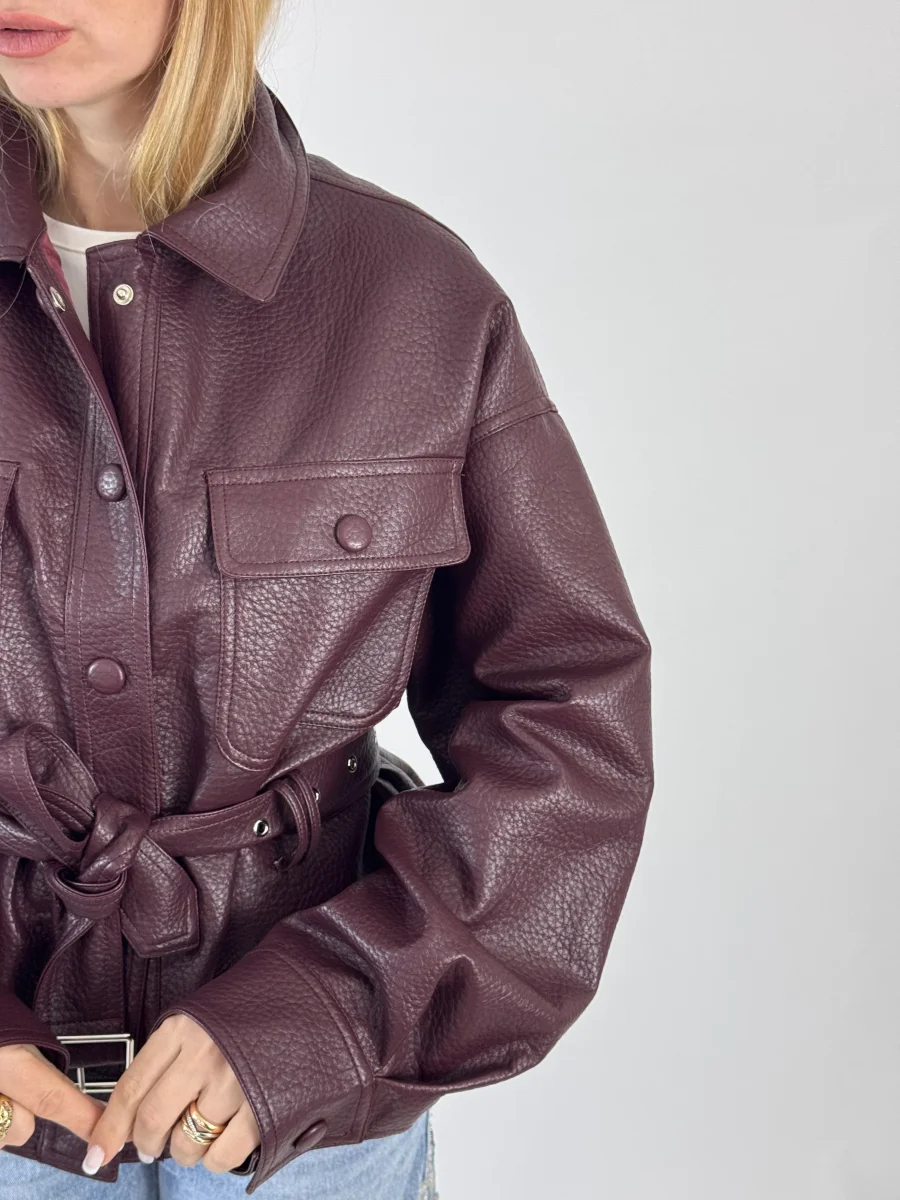 GIUBBINO ELODIE BORDEAUX - immagine 3