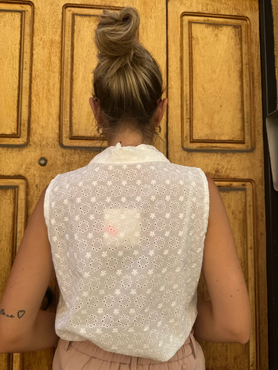 CAMICIA FIORELLINI DI PIZZO - immagine 6