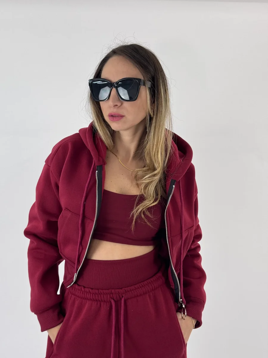 COORDINATO 3 PEZZI JIMMY BORDEAUX - immagine 8