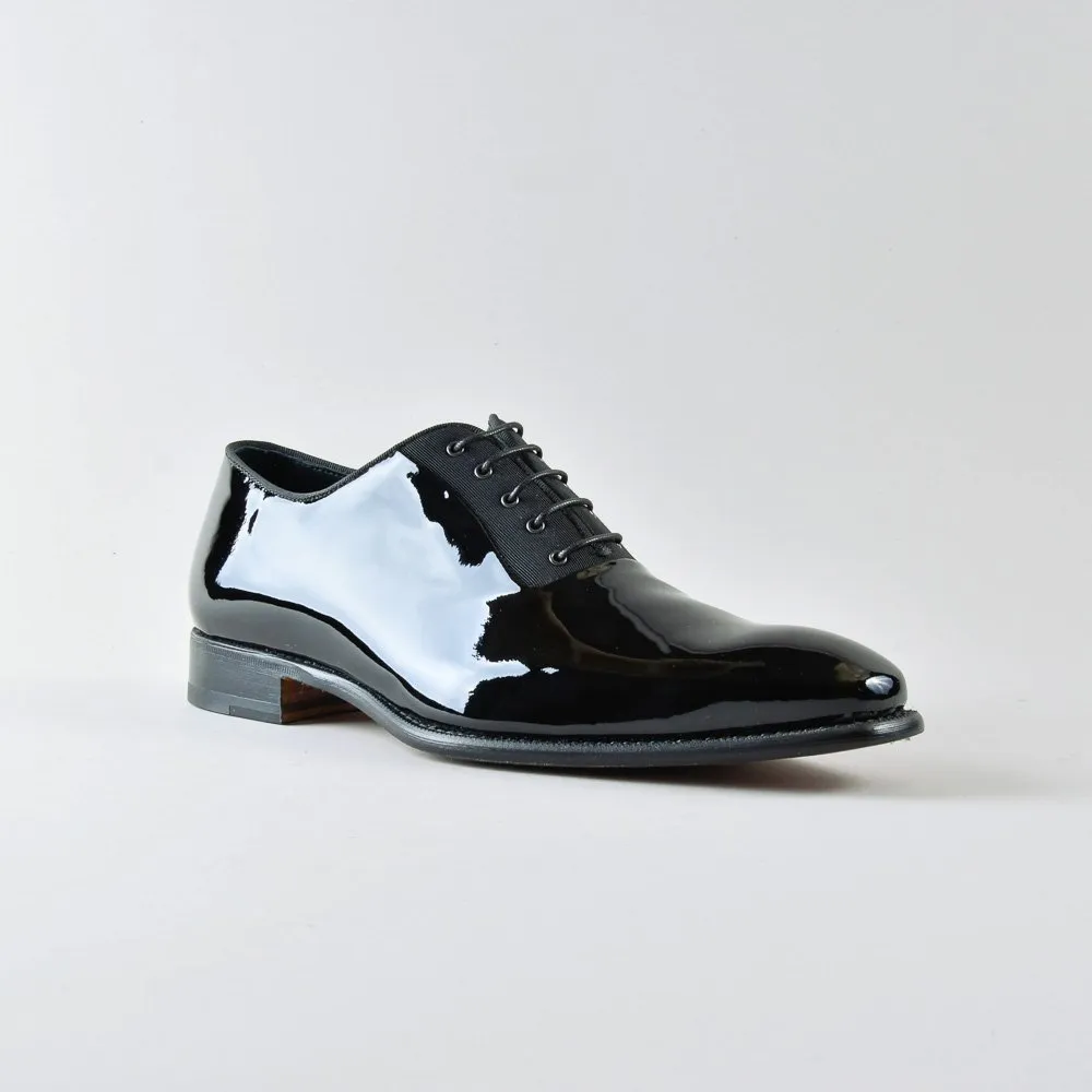 Andrea Francesina in Vernice con Dettagli in Canneté Nero - immagine 3