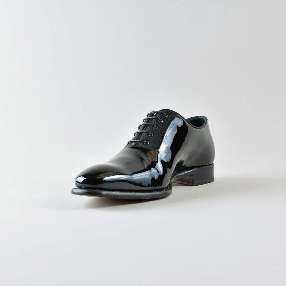 Andrea Francesina in Vernice con Dettagli in Canneté Nero - immagine 4