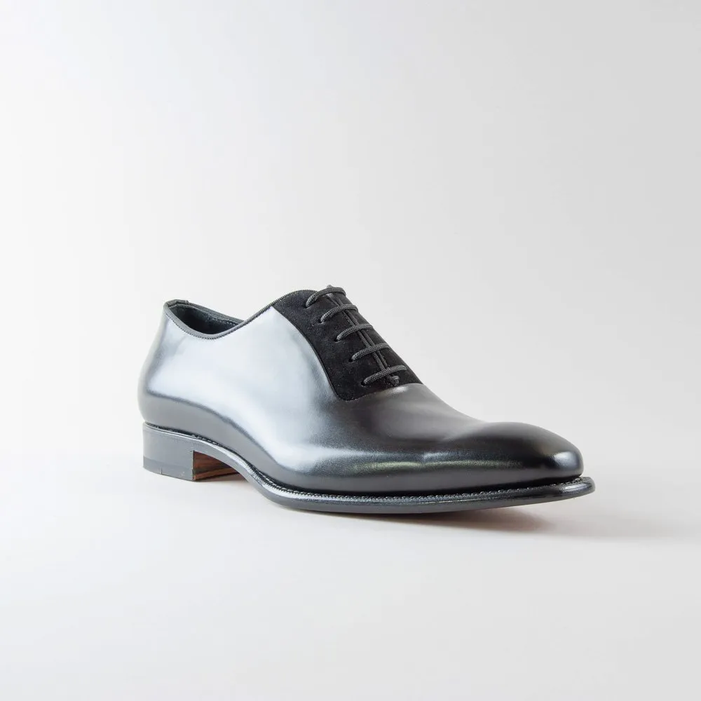 Andrea Francesina in Pelle con Dettagli in Camoscio nero - immagine 3