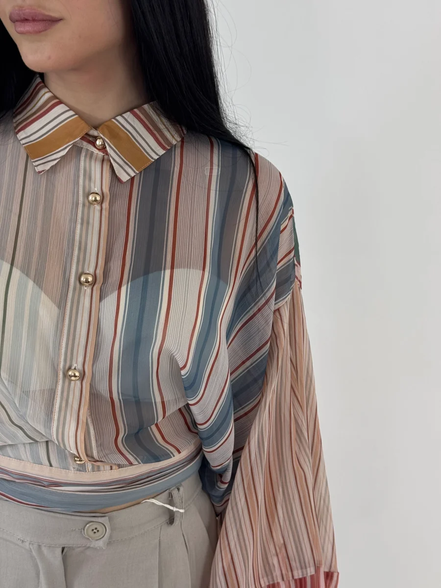 CAMICIA RIGHE REA - immagine 3