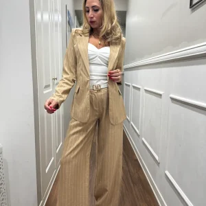 TAILLEUR BEIGE GESSATO