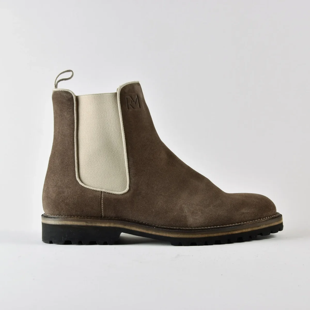 Chelsea Boot Sebastian in Camoscio Olive - immagine 2