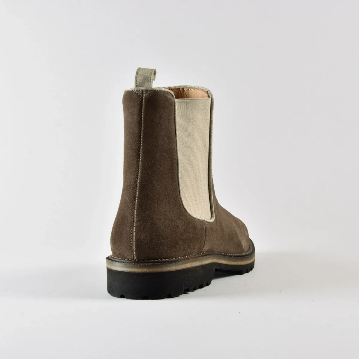 Chelsea Boot Sebastian in Camoscio Olive - immagine 5