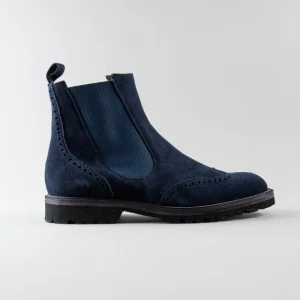 Chelsea Boot Steven in Camoscio Baltic