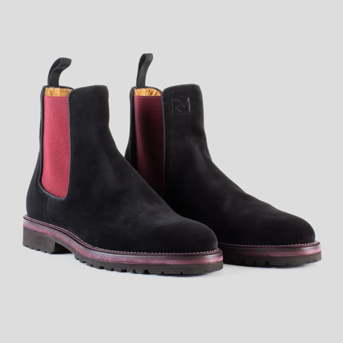 Chelsea Boot Sebastian in Camoscio Nero - immagine 6