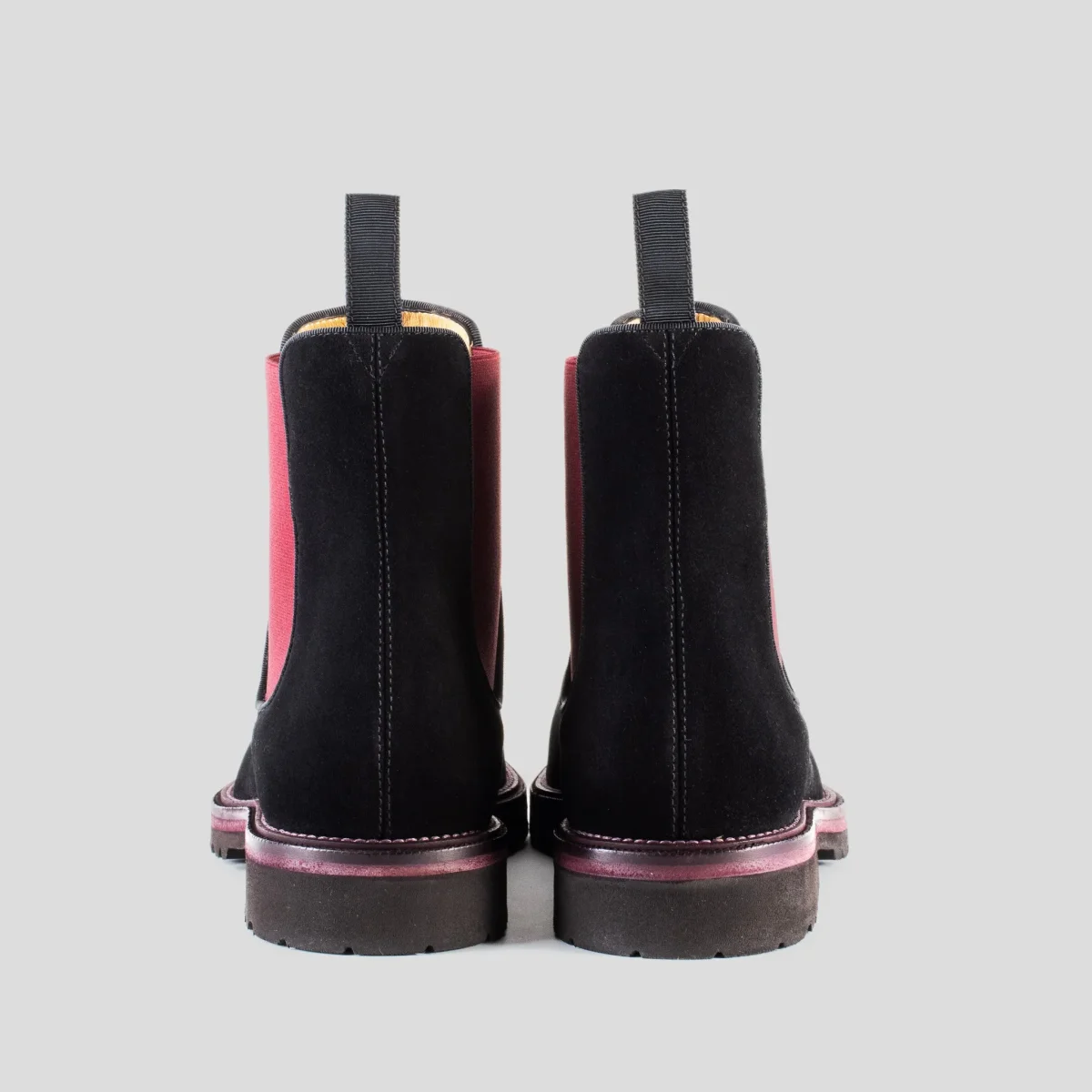 Chelsea Boot Sebastian in Camoscio Nero - immagine 4