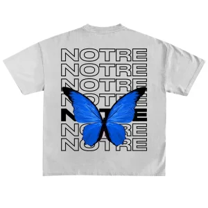 T-SHIRT "BUTTERFLY"  - Col. Bianco