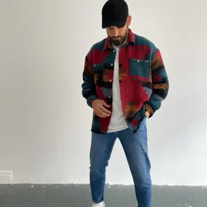 CAMICIA OVERSIZE ETNICO