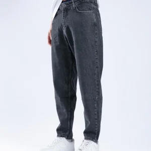 CROPPED CATCH BLACK JEANS