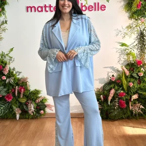 Tailleur Lady azzurro