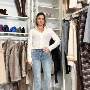 Jeans Flare sabbiato  – Zampa Slanciante