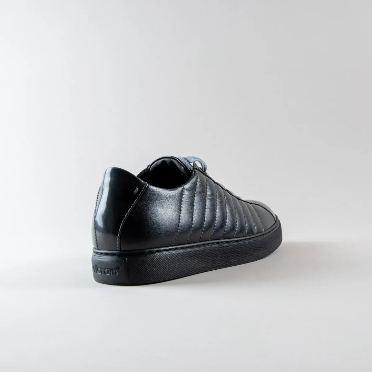 Sneakers Davin in Pelle Nera - immagine 7