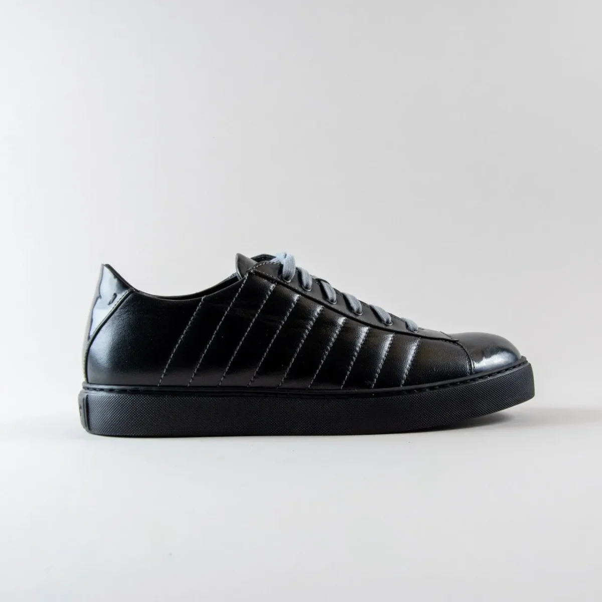 Sneakers Davin in Pelle Nera