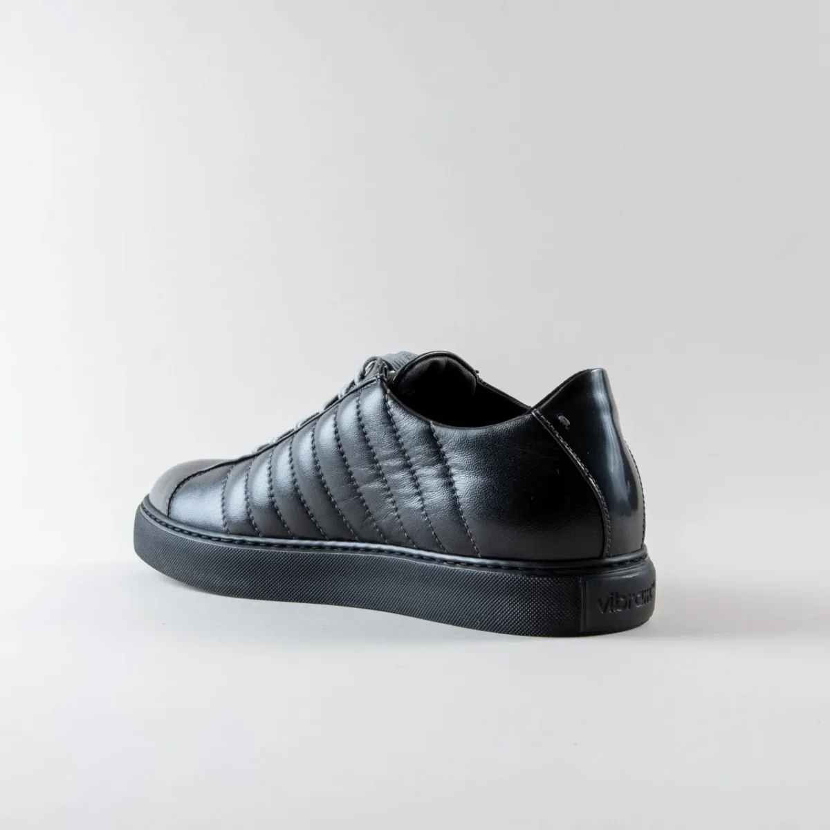 Sneakers Davin in Pelle Nera - immagine 6