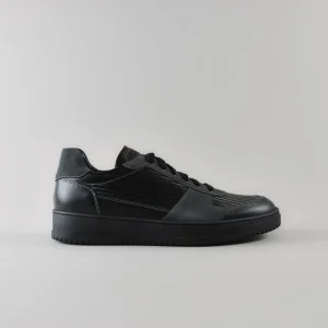 Sneakers Mike in pelle Nera e Grigia