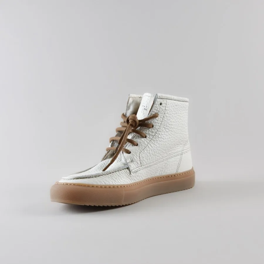 Stivaletto Cristal in pelle bianca e pelo - immagine 4