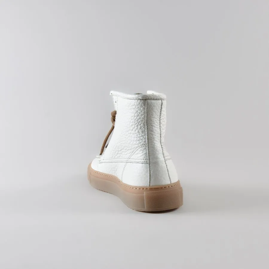 Stivaletto Cristal in pelle bianca e pelo - immagine 6