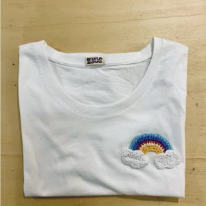 T-Shirt Arcobaleno Crochet