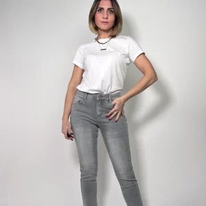 Jeans Skinny Sculpt -5Kg effetto pancia piatta grigio