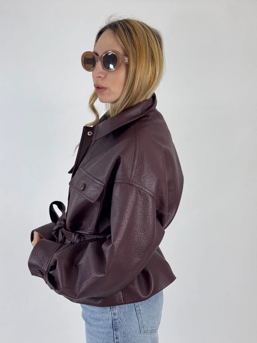 GIUBBINO ELODIE BORDEAUX - immagine 4
