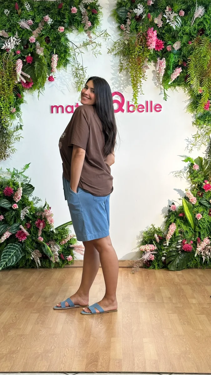 Bermuda Elisa denim chiaro