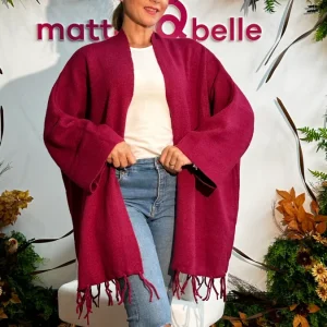 Maxi cardigan Frange