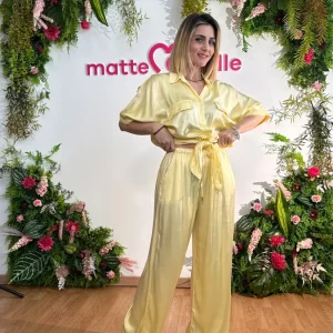 Coordinato Morgana giallo burro