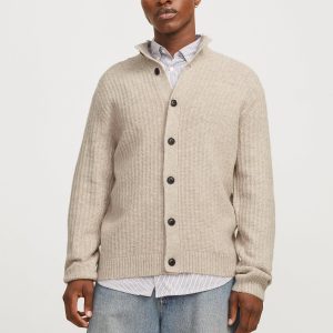 JACK & JONES PREMIUM CARDIGAN CON BOTTONI - Col. Beige