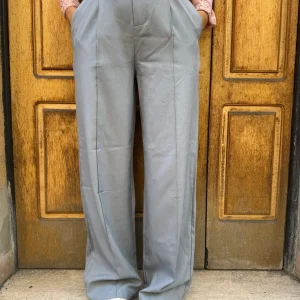 PANTALONE SAMANTA DOPPIO CINTURINO GRIGIO